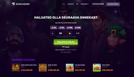 Dux Casino etusivu