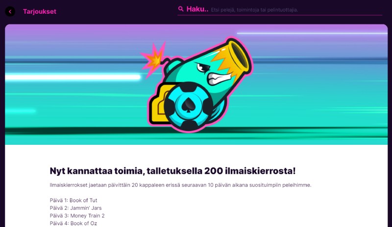 Kanuuna Gambling yritysarvio 2024 280 käteiskierrosta