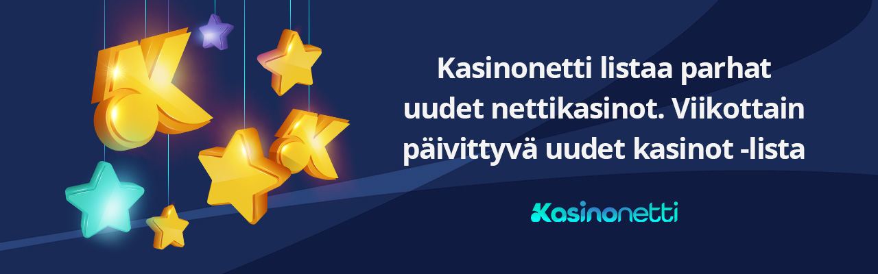 Parhaat uudet kasinot listattuna. Viikoittain päivittyvä uudet nettikasinot lista