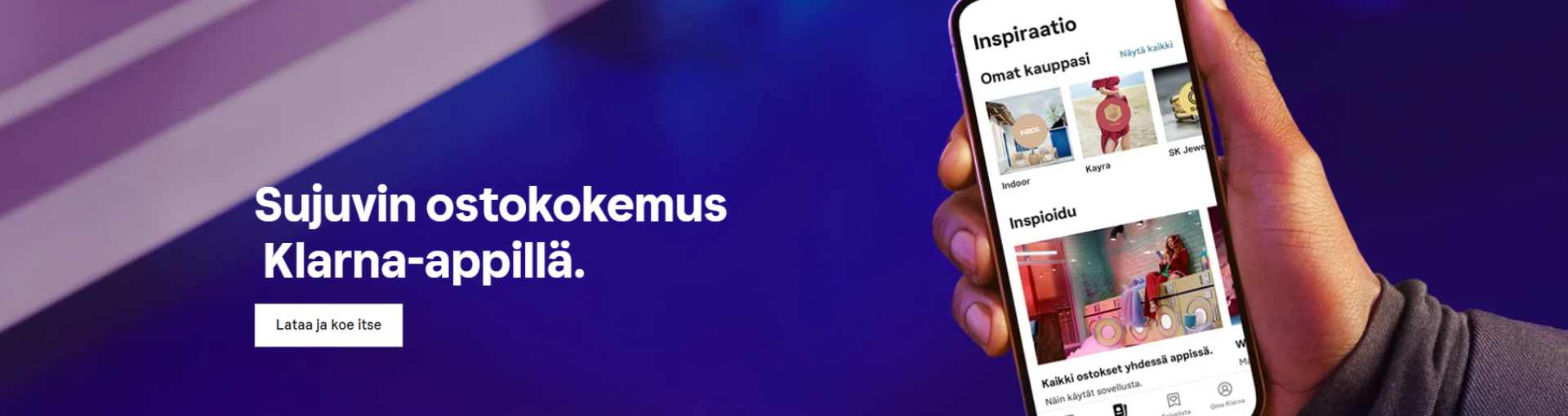 Klarna Appilla sujuva ostokokemus