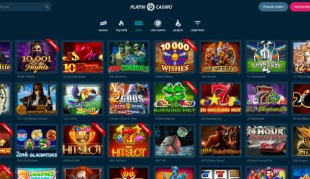 Platin Casino kolikkopelit