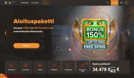 Sol Casino etusivu