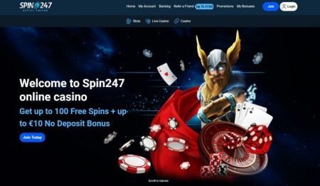 Spin247 Casino etusivu
