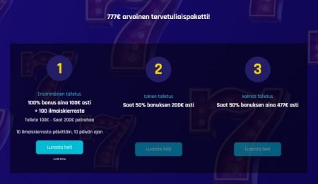 All In Casino tervetulobonus