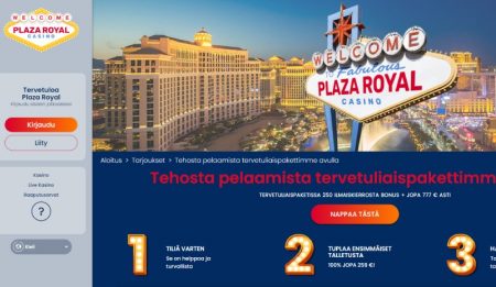 Plaza Royal Casino tervetulopaketti