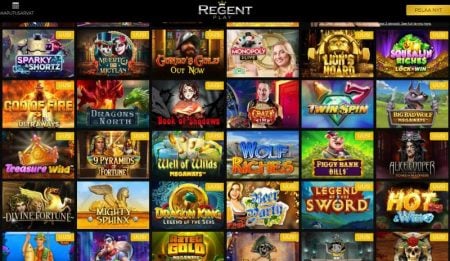 Regent Play Casino kolikkopelit