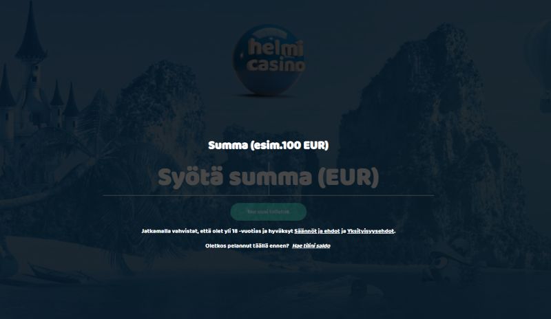 Helmi Casino talletus