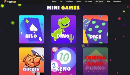FreshBet Casino mini Games