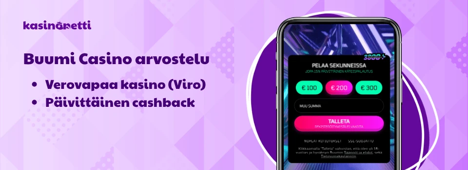 Buumi Casino kokemuksia ja hyödyllistä tietoa