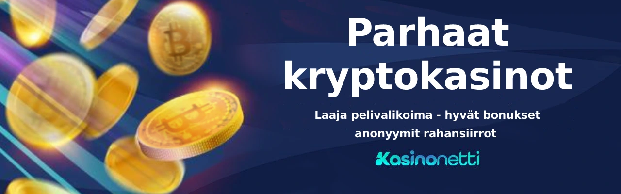 Parhaat kryprokasinot- laaja pelivalikoima, hyvät bonukset, anonyymit rahansiirrot