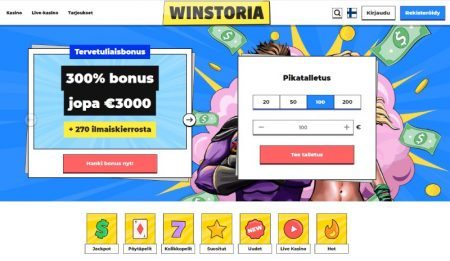 Winstoria Casino etusivu