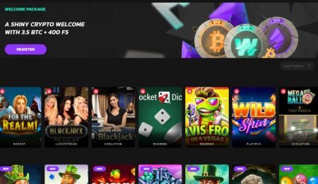 Wildcoins Casino etusivu