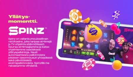 Spinz Casino vallankumouksellinen nettikasino