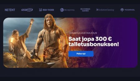 JustWOW Casino tervetulotarjous