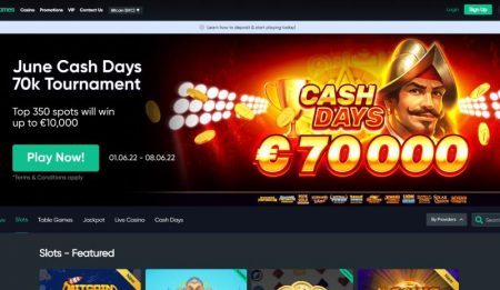 Bitcoin Games Casino etusivu