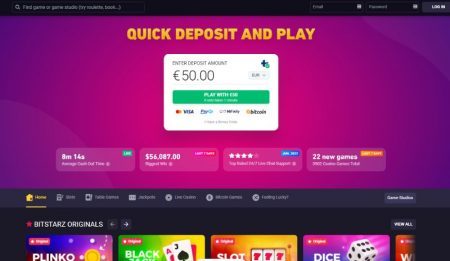 BitStarz Casino etusivu