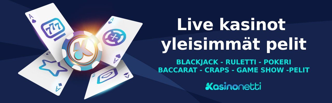 Live-kasinot yleisimmät pelit