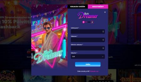 Slots Dreamer Casino kirjautuminen