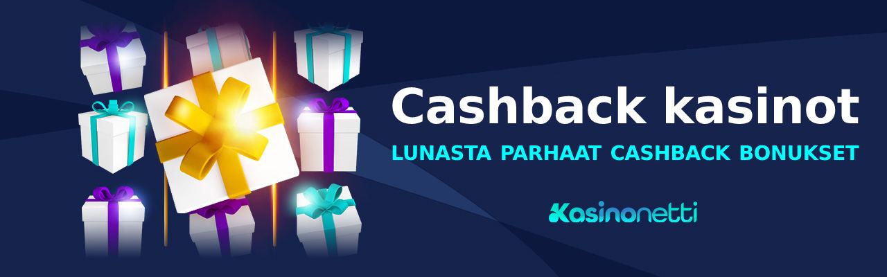 Cashback kasinot - lunasta parhaat cashback bonukset