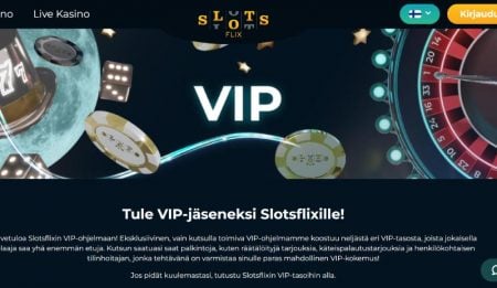 Slotxflix Casino VIP ohjelma