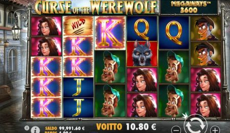 Curse of Werewolf wild symboli