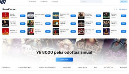 Need For Spin Casino tuhansien kolikkopelien valikoima