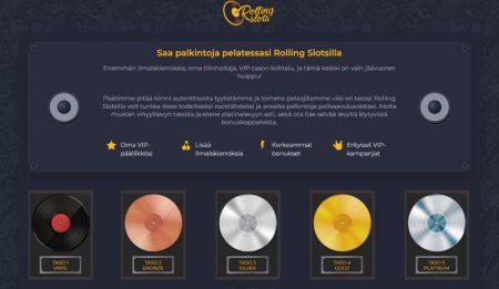 Rolling Slots Casino uskollisuusklubi