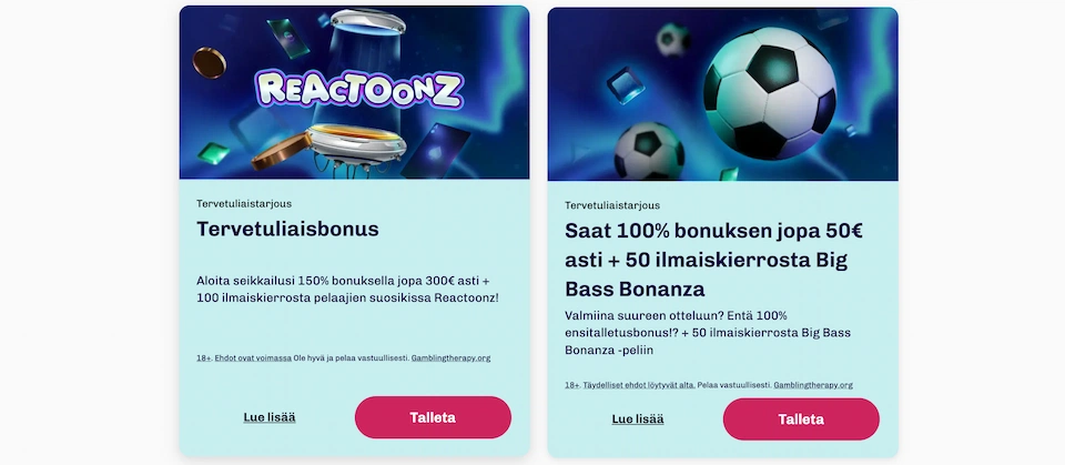 Lumi Casino bonukset