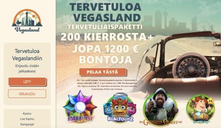 Vegasland Casino etusivu