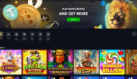 Lion Spin Casino etusivu
