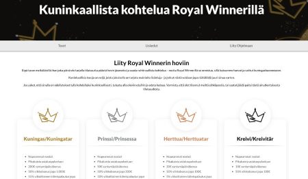 Royal Winner uskollisuusohjelma