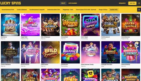 Lucky Spins Casino kolikkopelit