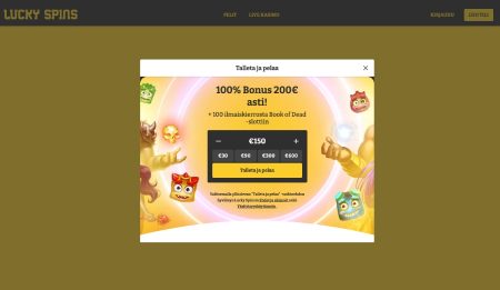 Lucky Spins talleta ja pelaa