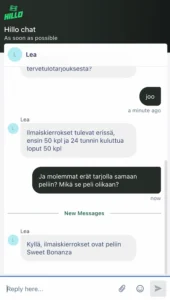 Hillo Casinon asiakaspalvelu