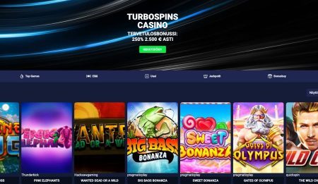 TurboSpins Casino etusivu