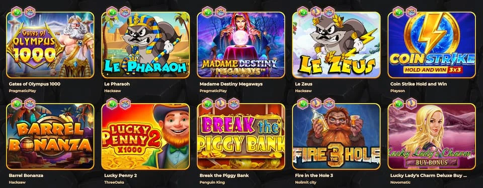 Winlegends kasinopelit