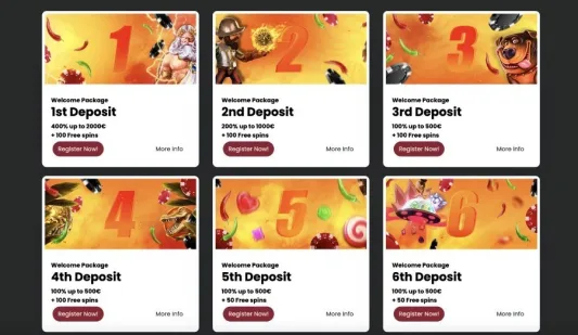 Spicy Jackpots Casino talletusbonukset