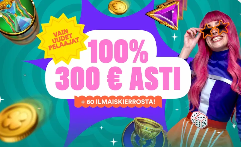 Casumo Casinon tervetuliaisbonus