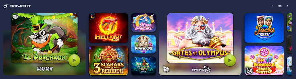 Epicbet Casino pelit