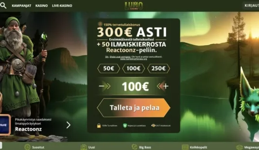 Lumo Casino talletus