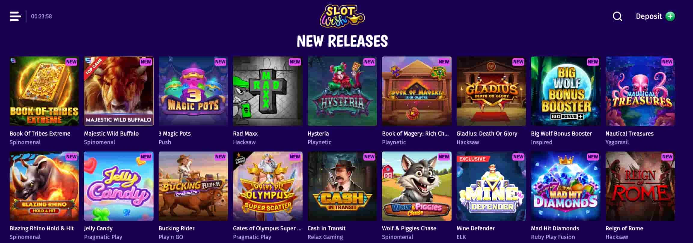 Slot Wish Casino pelit