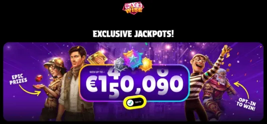 Dice Wise Casino jackpot