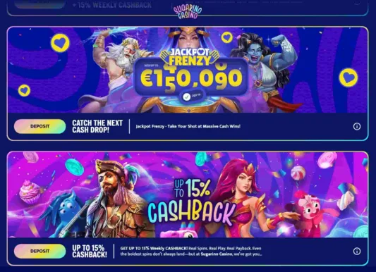 Sugarino Casino kampanjat