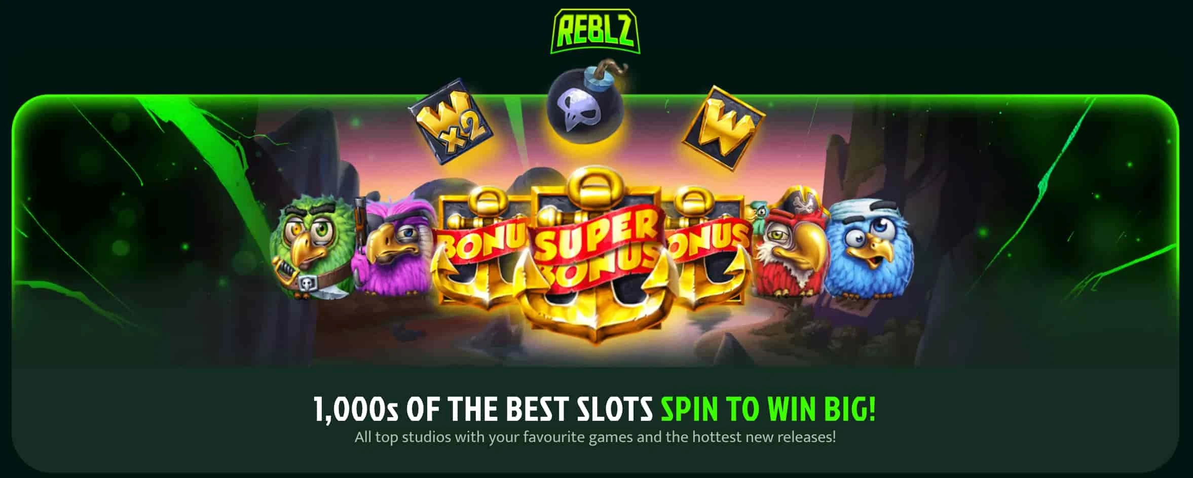 Reblz Casino slotit