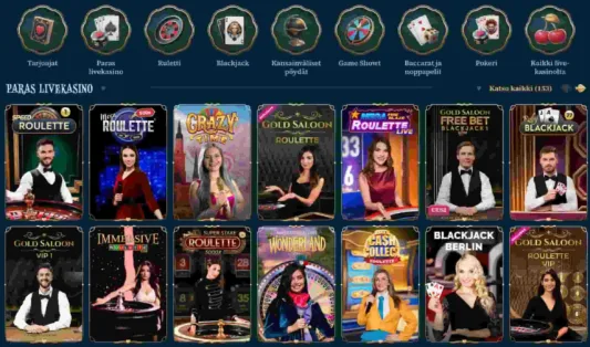 BetAlice Casino livekasino