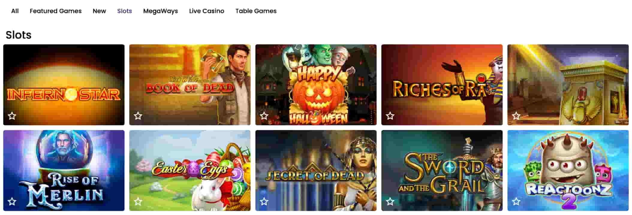 iWin Fortune Casino pelikirjasto