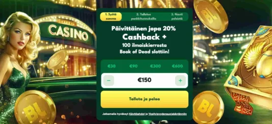 Big Lucky Casino cashback