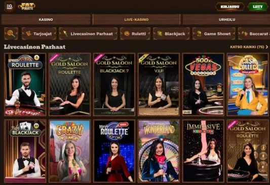 Fat Pirate live casino