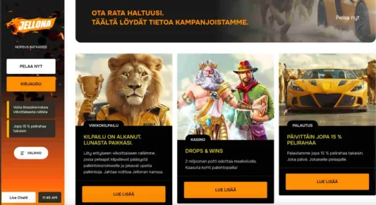 Jellona Casino kampanjat
