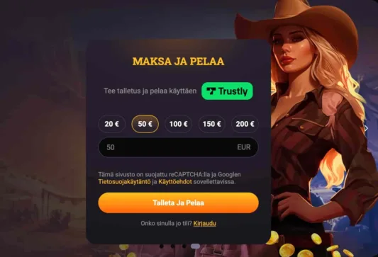 Gunsbet Casino talletus
